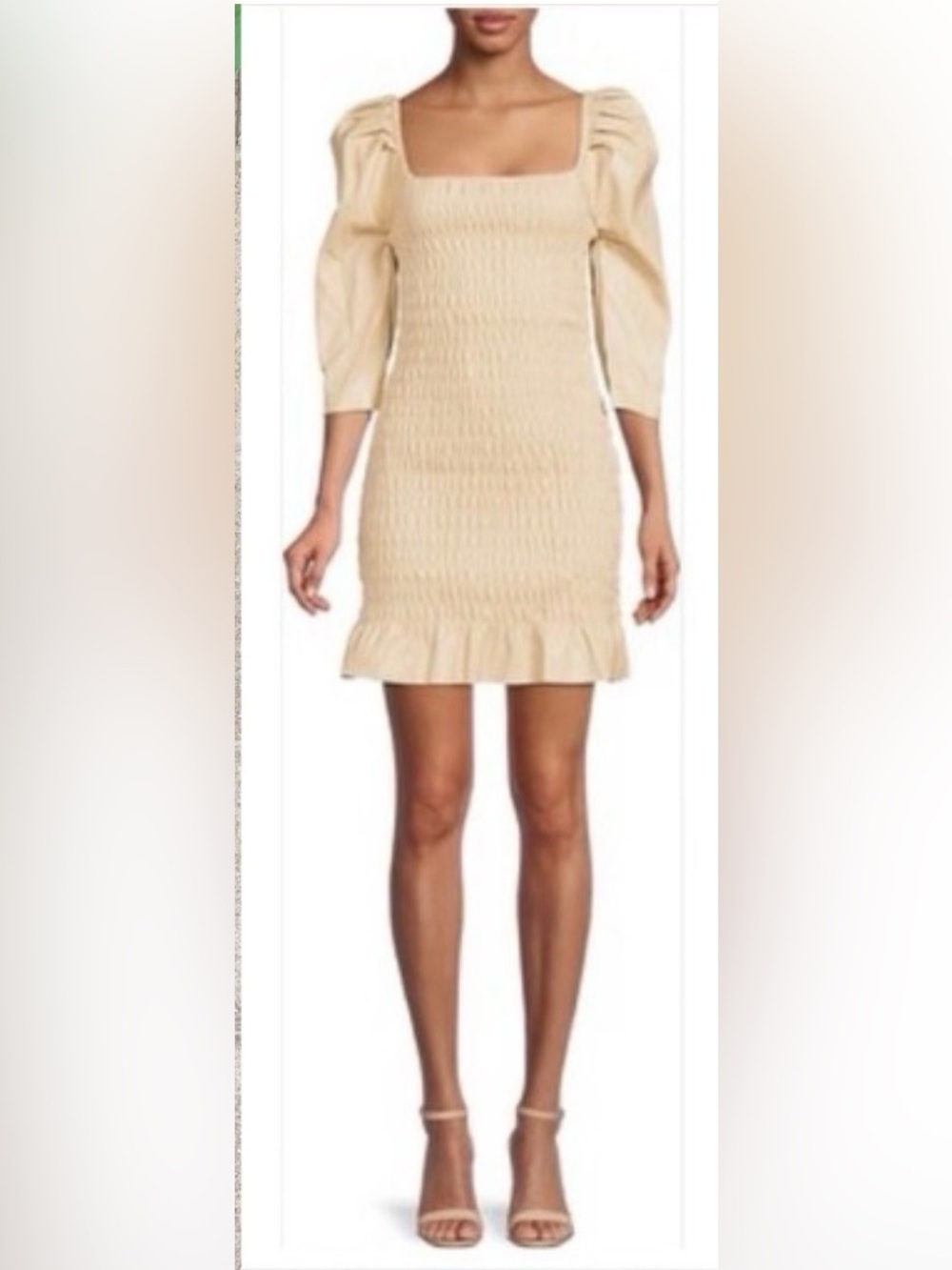 7 For All Mankind NWT Shirred Mini Dress